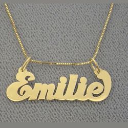 10k Gold Name Necklace
