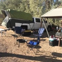 Kodiak Canvas Truck Tent for 8’ Bed + Rain Fly – Used Like New