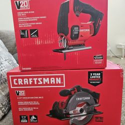 NEW IN BOX.    CRAFTSMAN  JIGSAW AND CIRCULAR SAW 