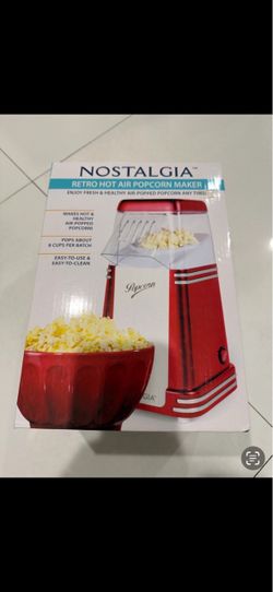 Nostalgia Retro Hot Air Popcorn Maker
