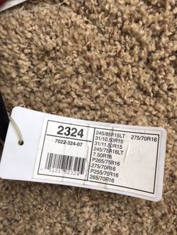 Tire chains. See tag for sizes. Almost brand new