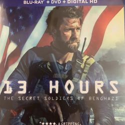 13 HOURS The Secret Soldiers Of Benghazi (Blu-Ray + DVD + Digital-2016)
