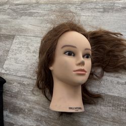 Doll Head with Stand