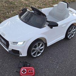 Audi TT RS 12-Volt Powered Ride-On with Remote Control