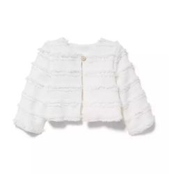 Janie and Jack FRINGE JACKET 