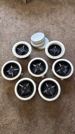 Sonance Symphony 7.0 Home Theater Speaker Set - (5) S625TR Beryllium & (2) S623TR Carbon Fiber