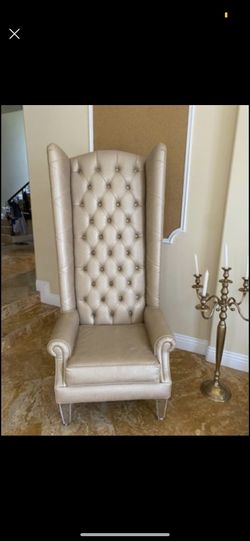 6 Foot Tall Leather Armchair