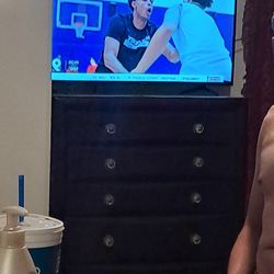 Bedroom Drawer Set Good Condition 4 Peices 2 Tall Drawers Night Stand With Big Mirror And Small Bed Side Drawer Will Do Cheap Almost New 