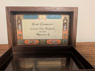 Vintage Reuge Swiss Music Box Beethoven Minuet in G