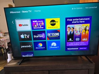 43 inch Hisense Smart Roku Tv Like New