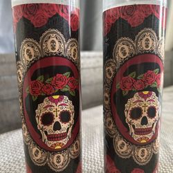 Dia De Muertos Candles