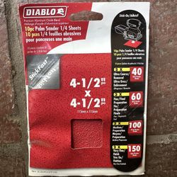 Diablo Sander Sheets