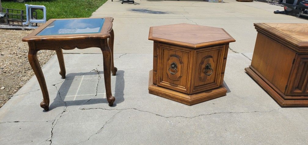 Wood End Tables