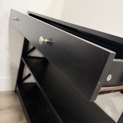 Black Entryway Table