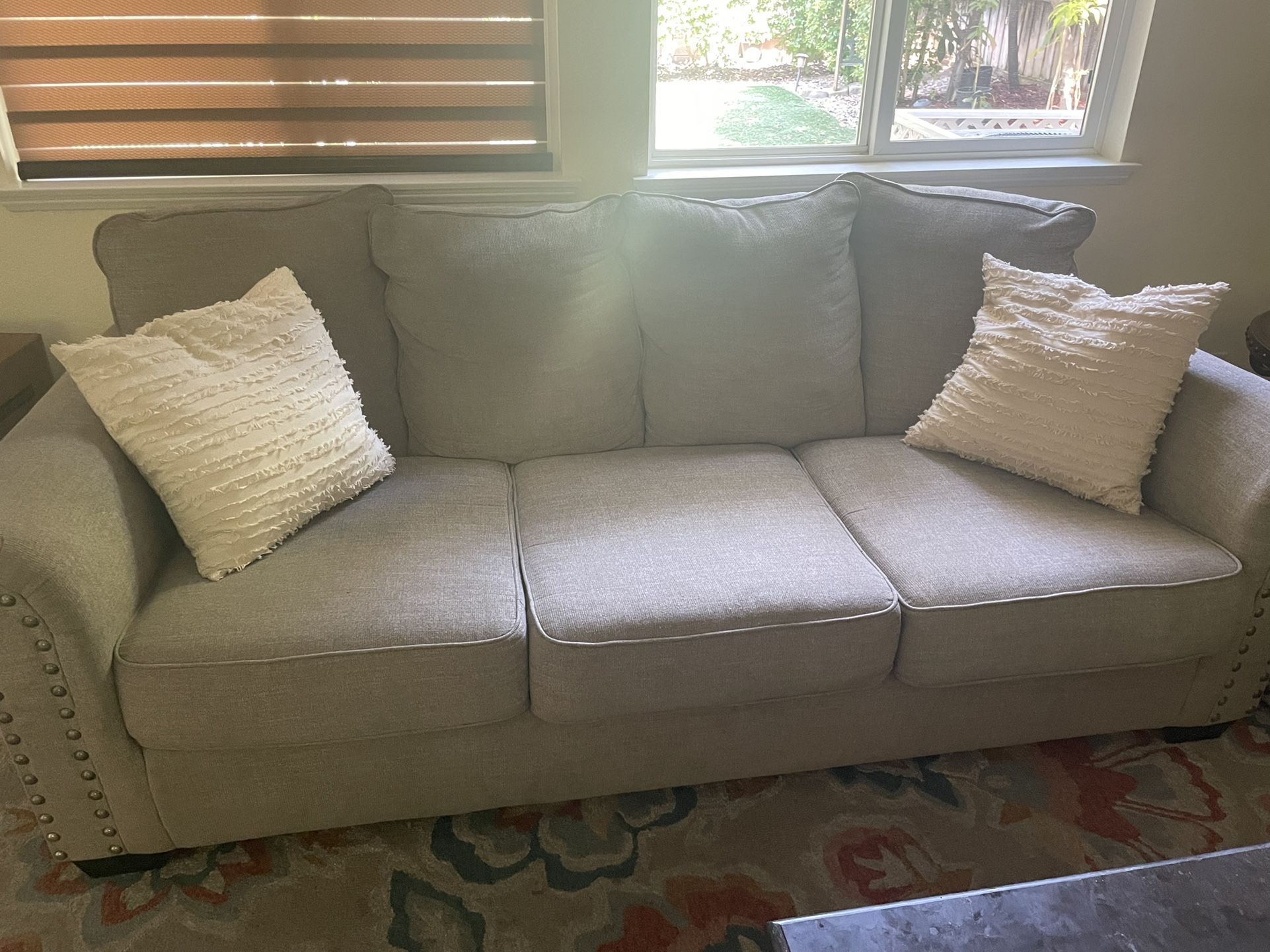 Gray Couch And Loveseat
