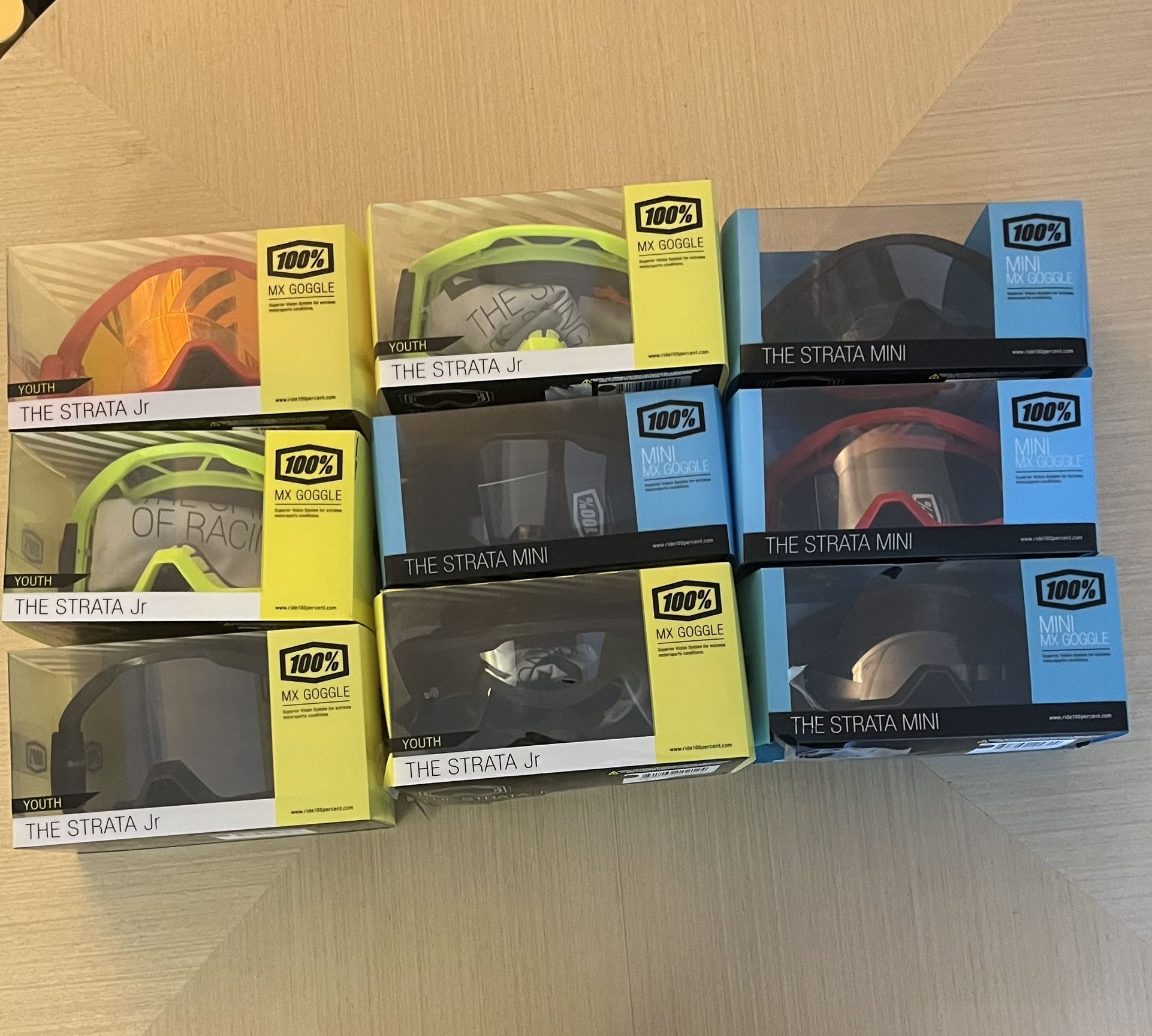 Lot Of 100% Goggles Sports & Outdoors