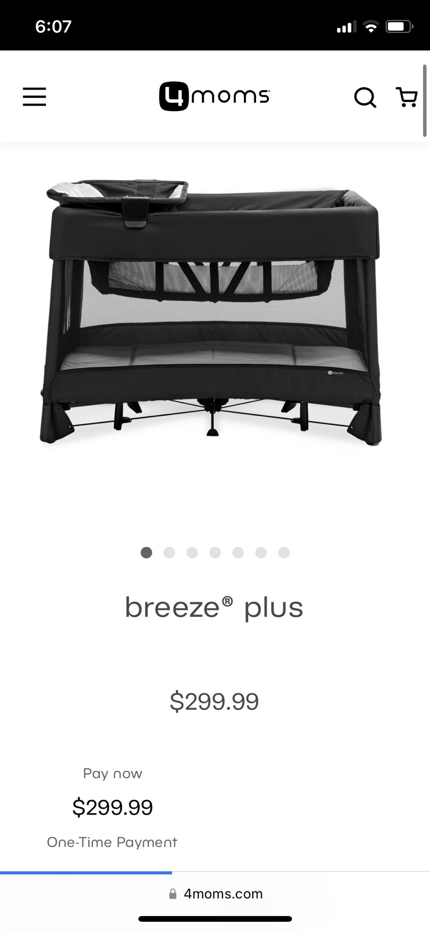 4moms Playard And Removable Bassinet