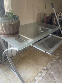 Glass Desk