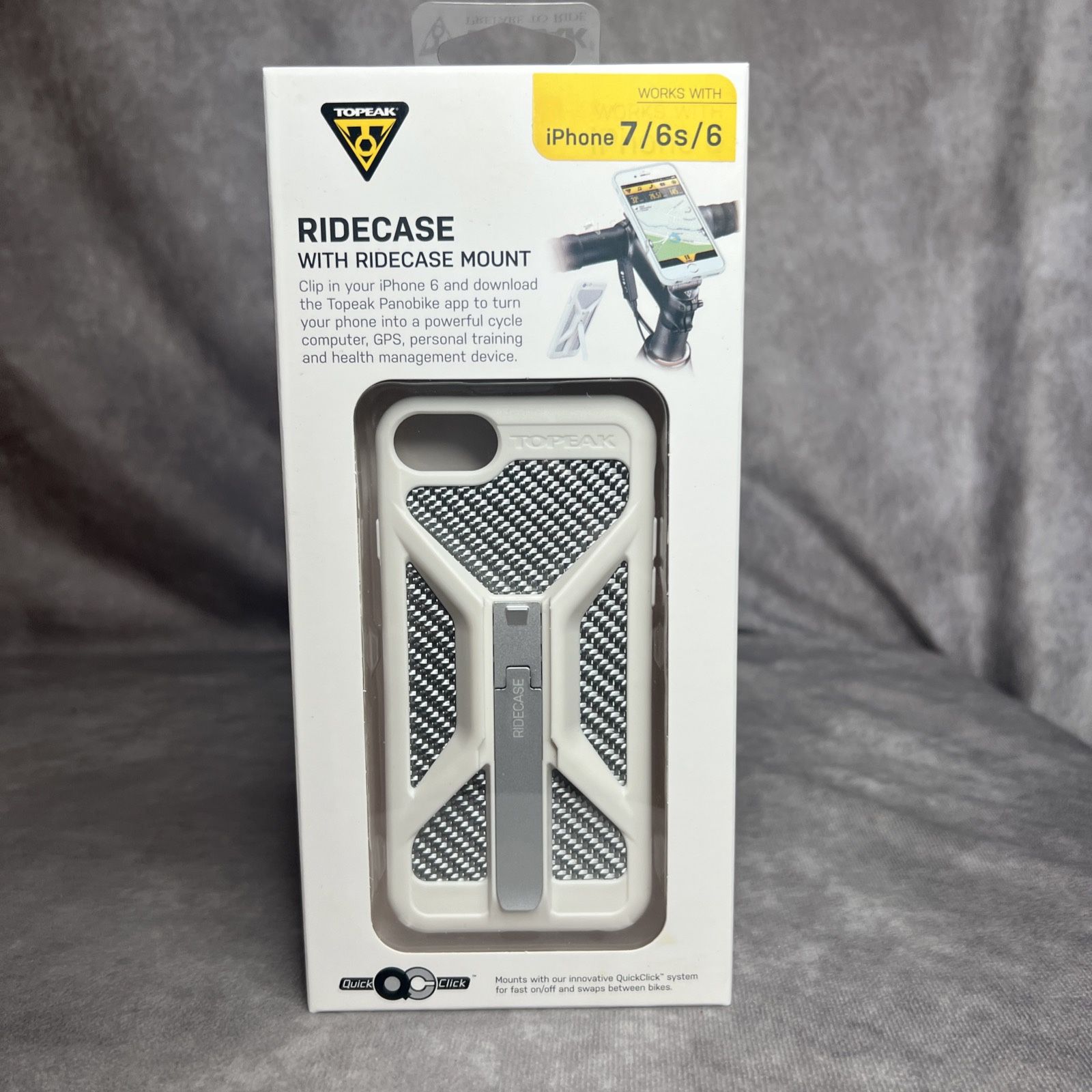 Topeak RideCase with RideCase Mount works with iPhone 7 / 6s / 6 - Cycling