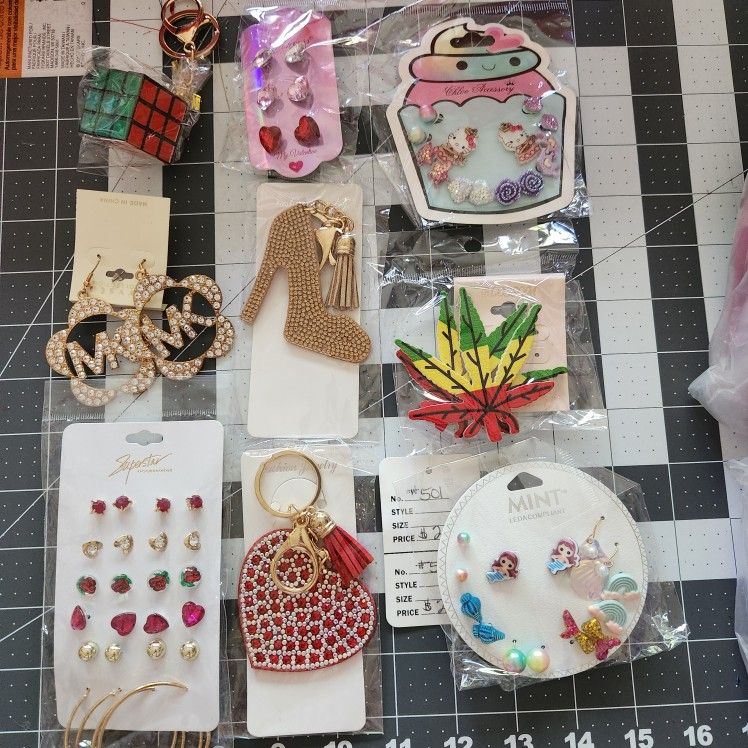 Keychains & Earrings