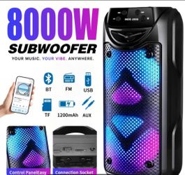 Portable Bluetooth Subwoofer Speaker