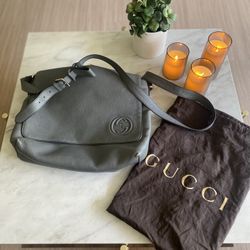Gucci Genuine Leather Soon Messenger Bag