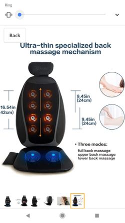 Massage cushion .