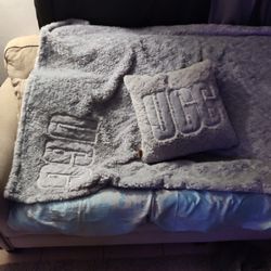 UGG Pillow And Blanket