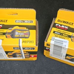 60v DeWalt Batterys 9ah NEW In Box