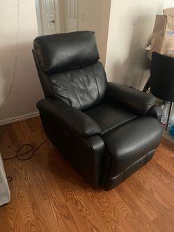 Leather recliner