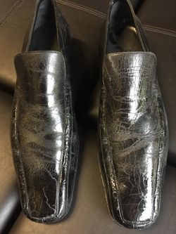 Gucci Men’s Black Leather Dress Shoes Formal Size 9 1/2 D