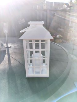 Solar lamp White