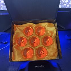 New Dragon Ball Z Stars Crystal Glass  Ball 7pcs with Gift Box 4cm brand new esferas del dragon