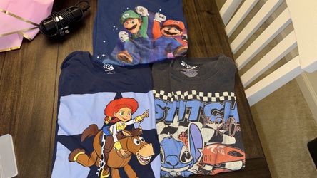 3 Character Graphic T-Shirts