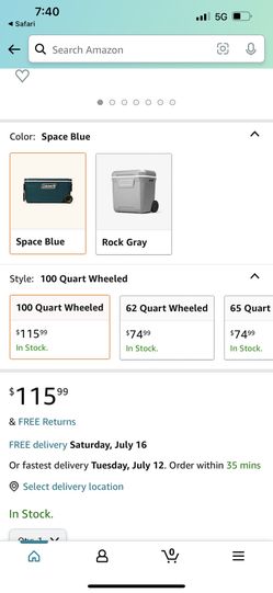 Coleman 100qt Cooler