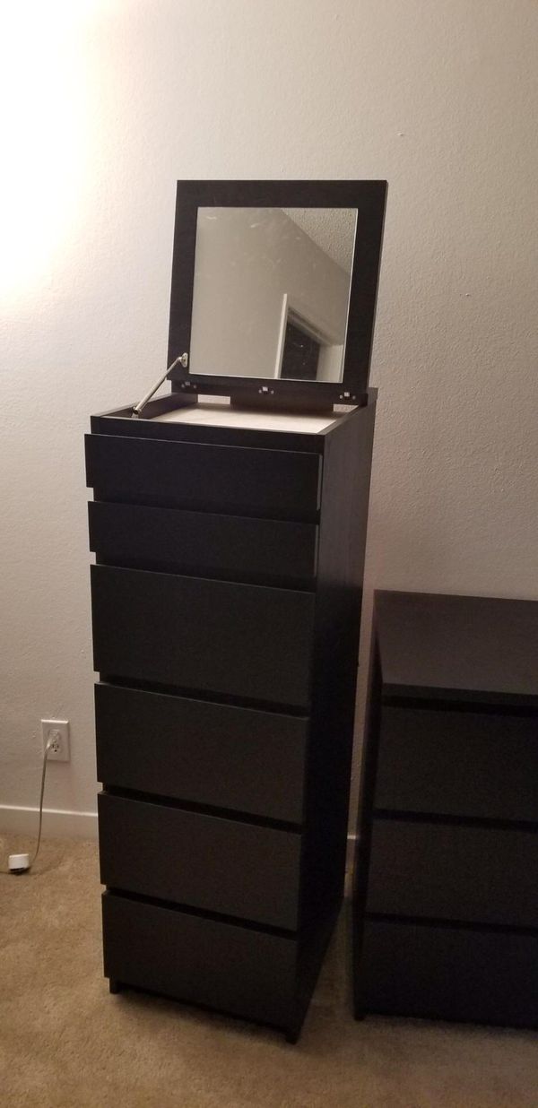 Ikea Malm 6 Drawer Tall Dresser For Sale In Sunnyvale Ca Offerup