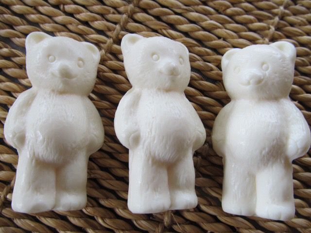 (3) Teddy Bear Soaps