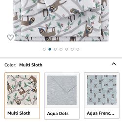 True North by Sleep Philosophy Cozy Flannel Warm 100% Cotton Sheet - Novelty Print Animals Stars Cute Ultra Soft Cold Weather Bedding Set, Full, Multi