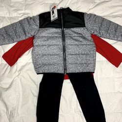 Toddler 3T Boy 3 Piece Jacket Set