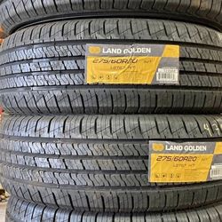 275/60/20 Llantas Nuevas Disponibles 