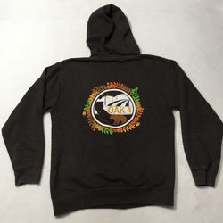 Amazon Logo Employee Worker Hoodie Sweatshirt medium double sided oak 4