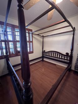 Antique Queen Size Bed Frame