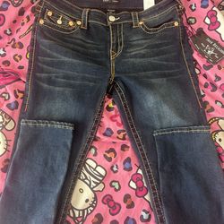 True Religion stella navy low rise skinny jeans (Size L/33) #denim