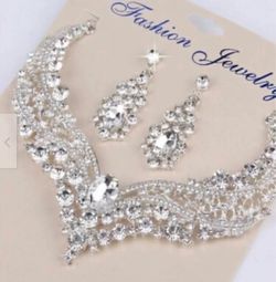 Luxury Queen Crystal Bridal Wedding Party Set