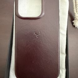 iPhone 15 pro leather case 