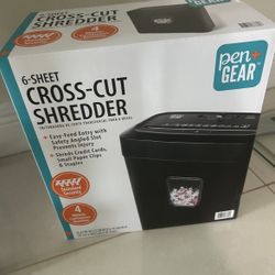 6 Sheet Cross Cut Shredder
