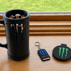 Monster Can Holder | Custom Energy Drink Holder 3D Printed