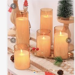 Set Of 5 Led Candle With Remote 
