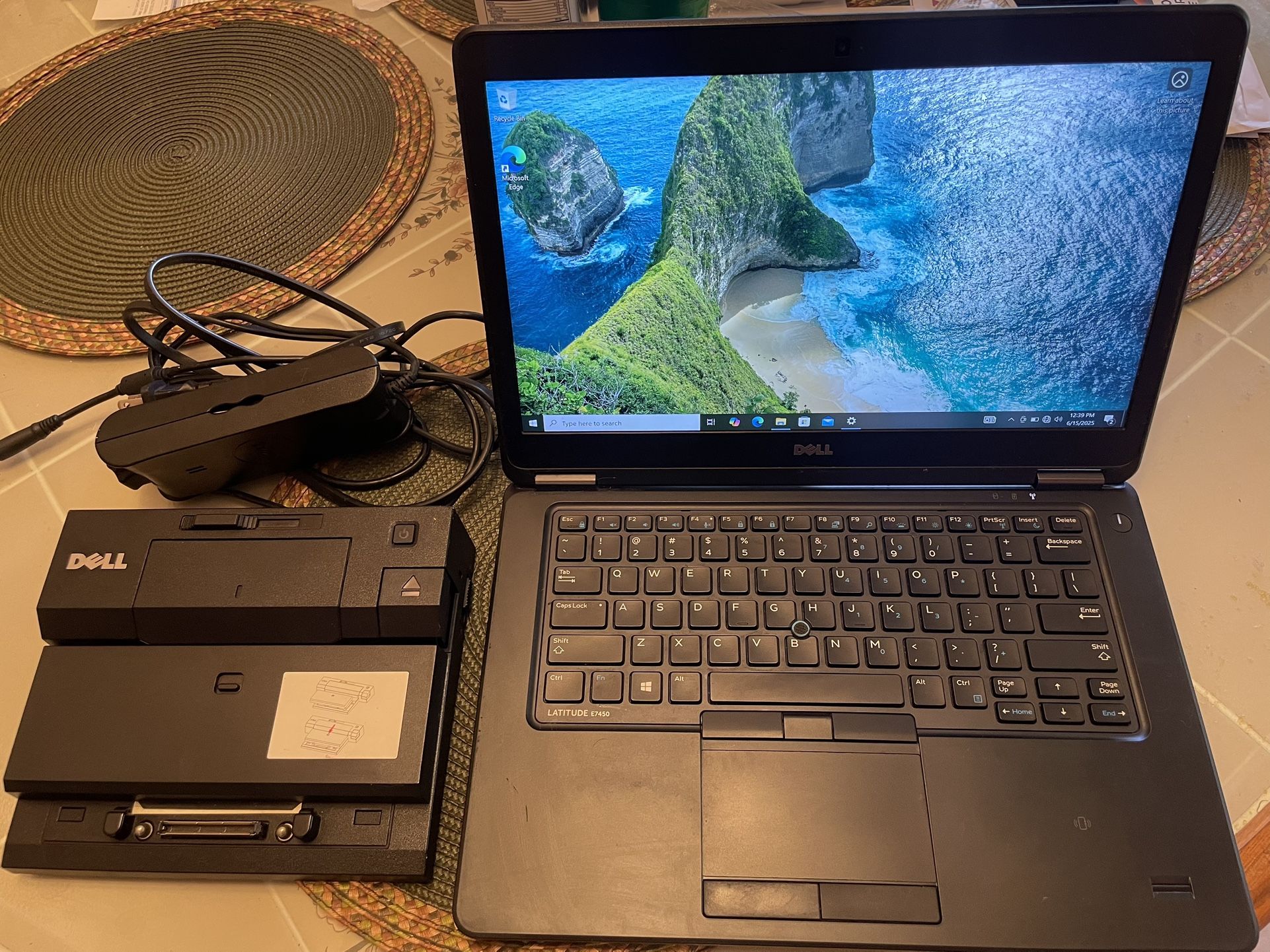 💻 Dell Latitude E7450 Laptop + Docking Station