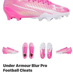 UA Blue Cleats 